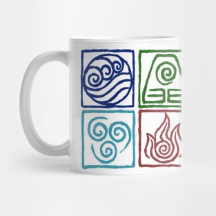 Avatar Tribe Logos Mug